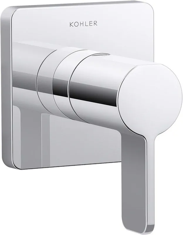 Kohler T23509-4-CP Parallel Single Handle Diverter Valve Trim in Polished Chrome
