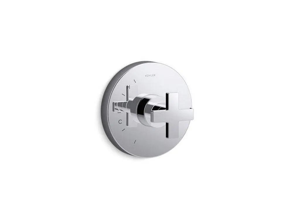KOHLER TS73115-3-CP Composed Single Handle Pressure Balancing Valve Trim in Polished Chrome