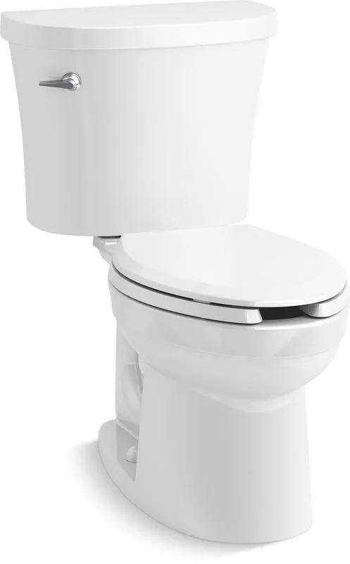 Kohler 25087-0 Kingston Elongated Floor Mount Two Piece Toilet
