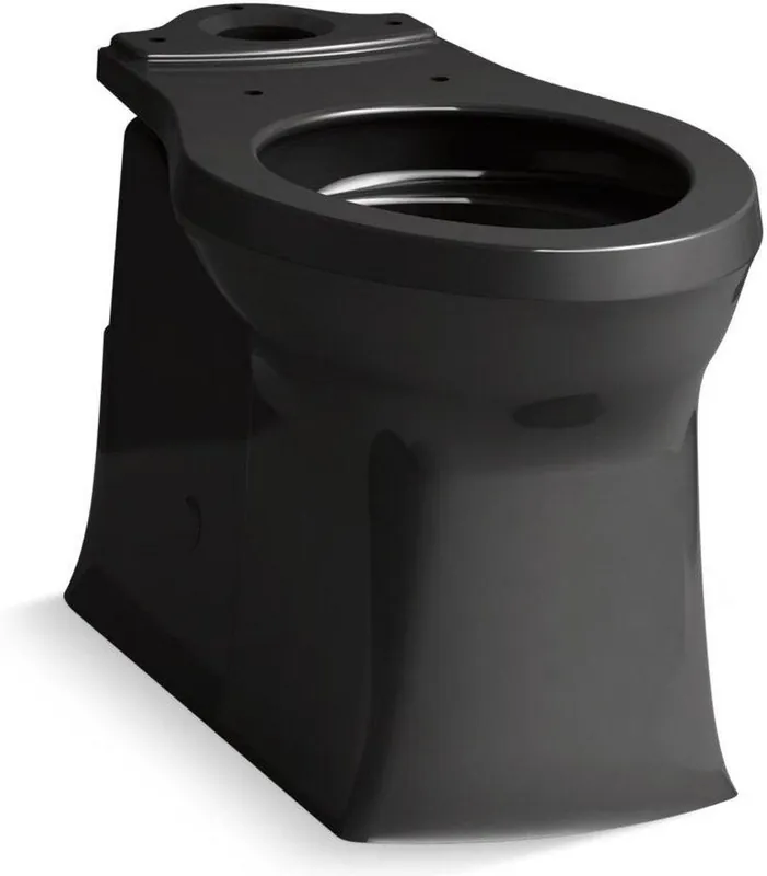 Kohler 4144-7 Corbelle Elongated Toilet Bowl in Black