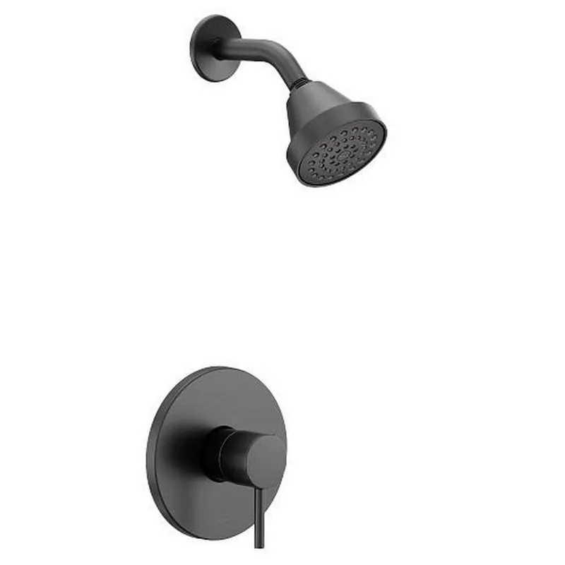 Moen UT2192EPBL Align One Handle Single Function Shower Faucet in Matte Black (Trim Only)
