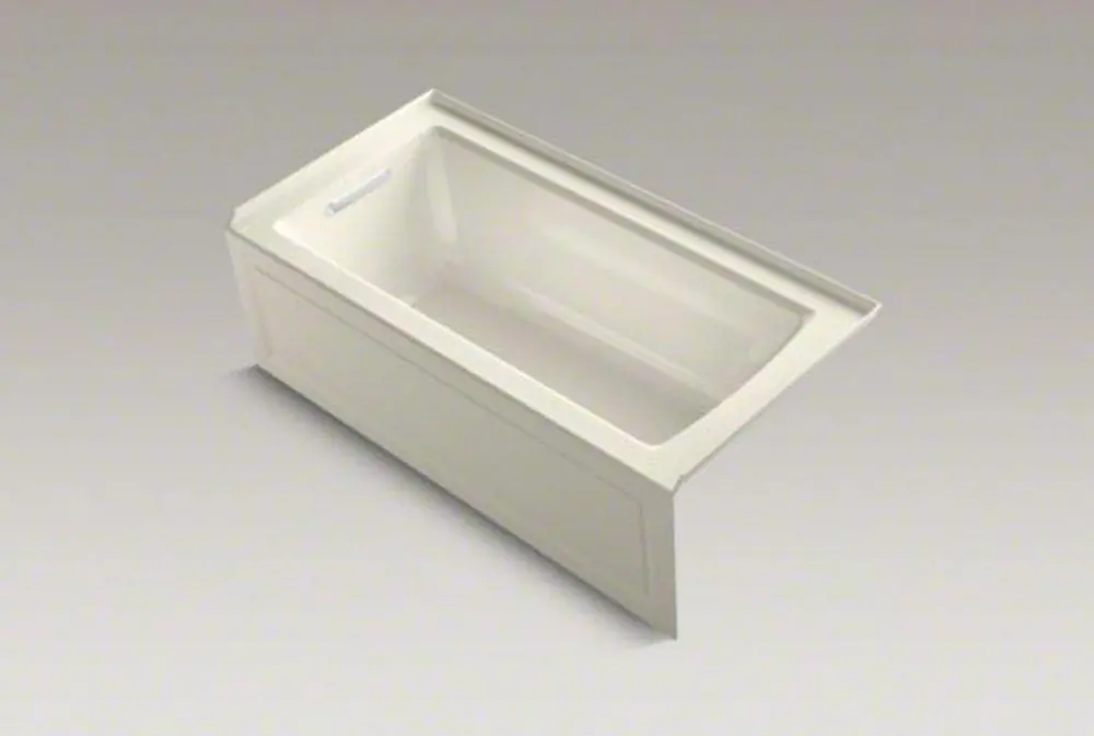 Kohler 1946-LA-96 Archer 60 In. X 30 In. Soaker Alcove Bathtub With Left Drain