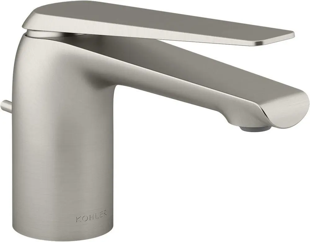 Kohler 97345-4-BN Avid Single Handle Monoblock Bathroom Sink Faucet