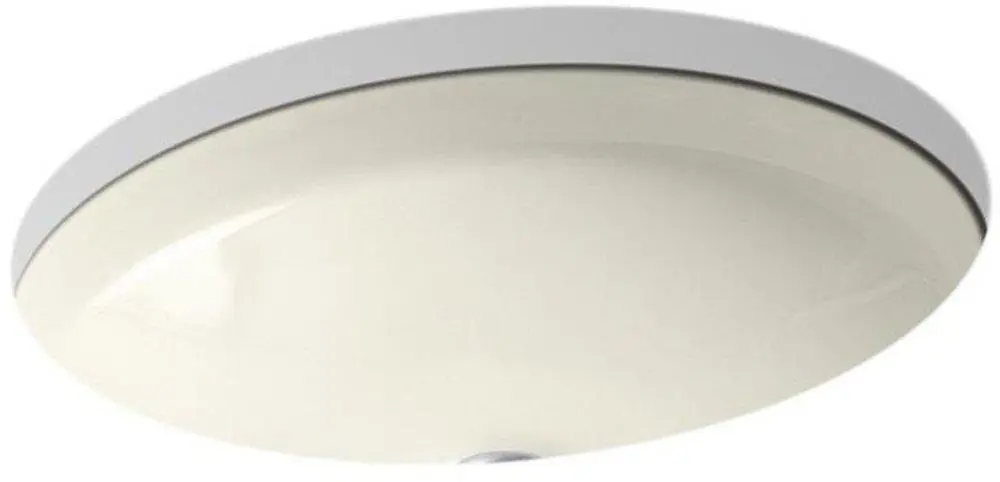 KOHLER 2874-96 Canvas® 19-7/16 x 16-1/16 In. Oval Undermount Bathroom Sink