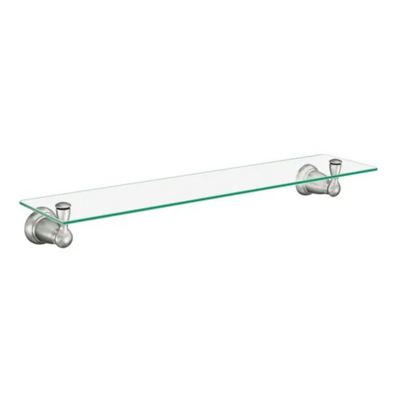 Moen Y2690BN Banbury 22-3/4 in. Zinc Bathroom Shelf in Brushed Nickel