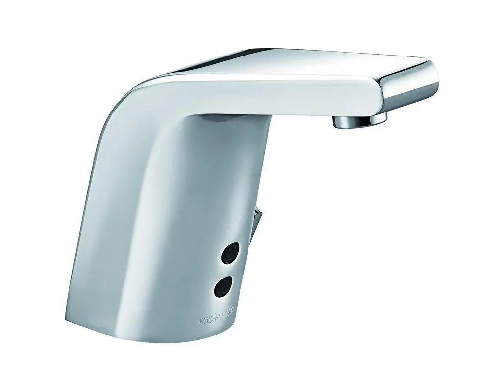KOHLER 13460-CP Sculpted Sensor Bathroom Sink Faucet in Polished Chrome