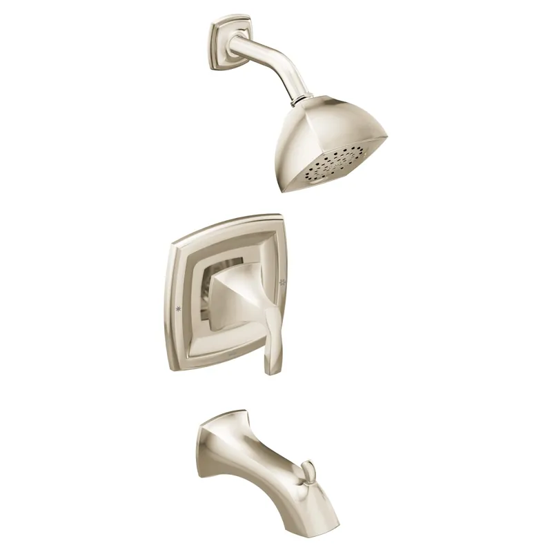 Moen T2693NL Voss Posi-Temp 1-Handle Tub and Shower Trim Kit in Polished Nickel