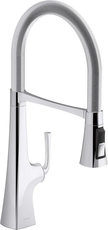 Kohler 22061-CP Graze Single Handle Pull Down Kitchen Faucet