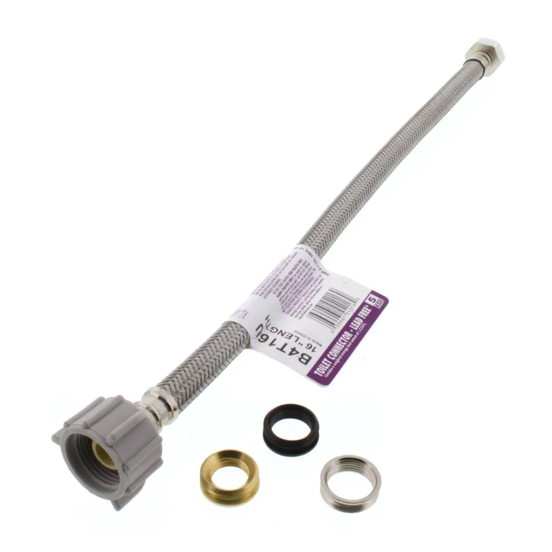 Fluidmaster B4T16U Toilet Fits Allw/ Comp. Adapters(3/8, 7/16, 1/2) 1/2 F.I.P.x7/8