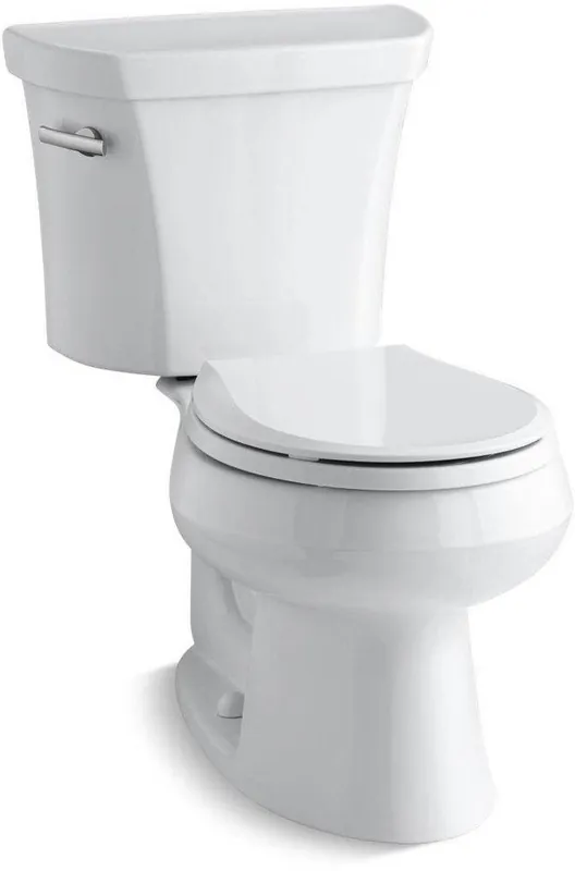 Kohler 3997-0 Wellworth 1.28 GPF Round Two Piece Toilet in White