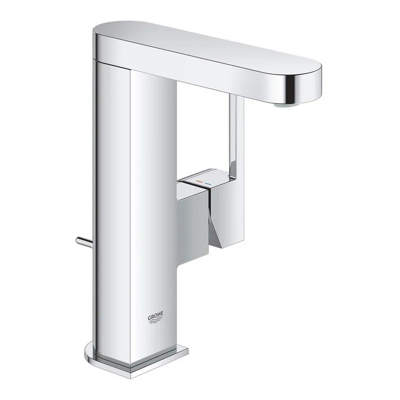 GROHE 23956003 Plus Single Handle Monoblock Bathroom Sink Faucet in StarLight® Chrome