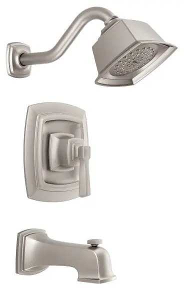 Moen T2163EPSRN Boardwalk Spot Resist Brushed Nickel Posi-Temp(R) Tub/Shower