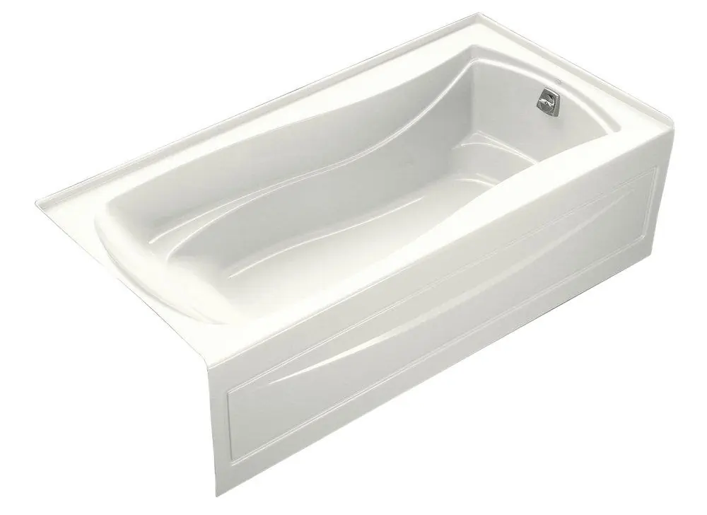 Kohler 1259-RA-0 Mariposa 72 in. x 36 in. Soaker Alcove Bathtub with Right Drain