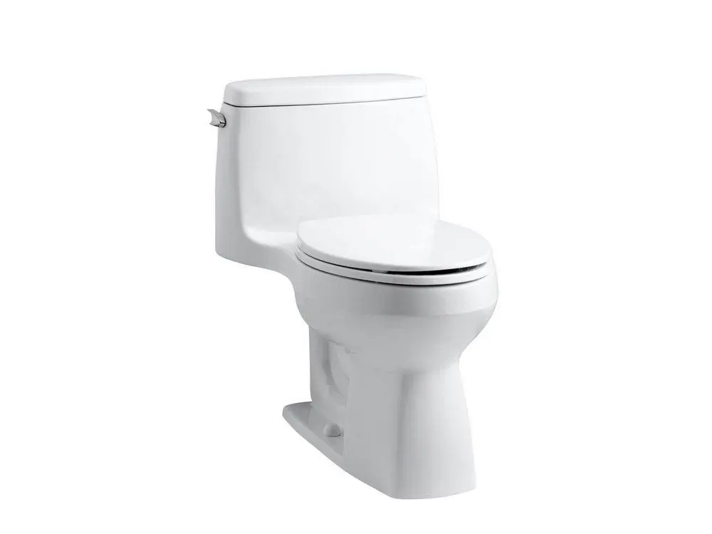 KOHLER 30810-0 Santa Rosa 1.28 gpf Elongated Floor Mount One Piece Toilet