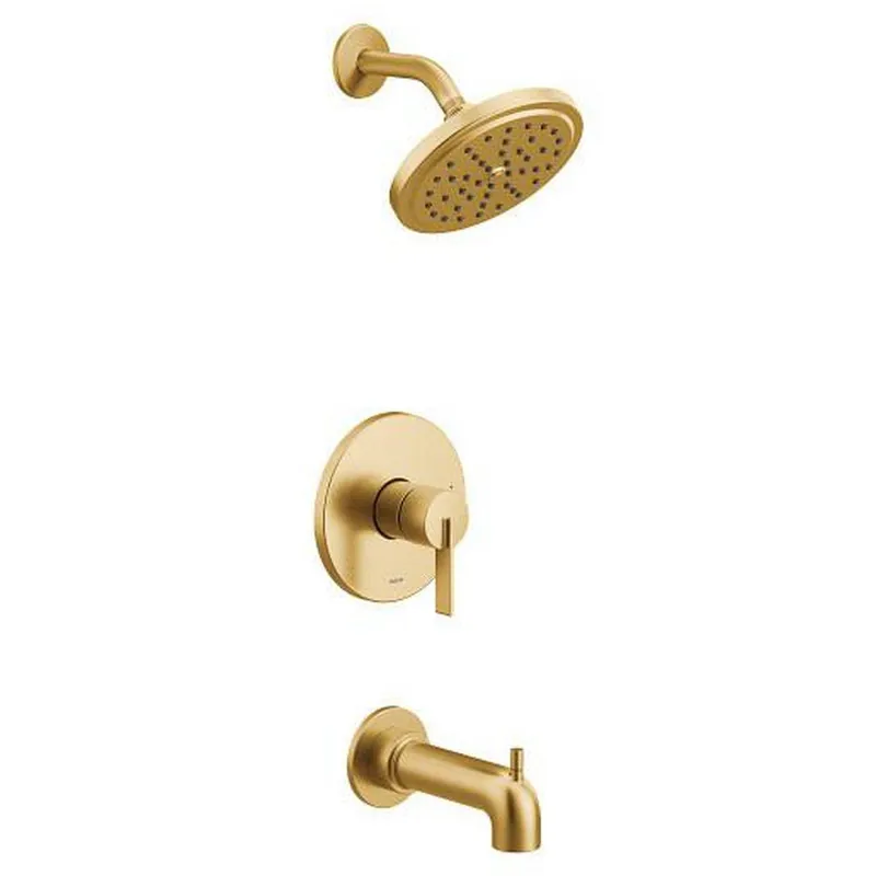 Moen UT2263EPBG Cia One Handle Single Function Bathtub & Shower Faucet in Brushed Gold (Trim Only)