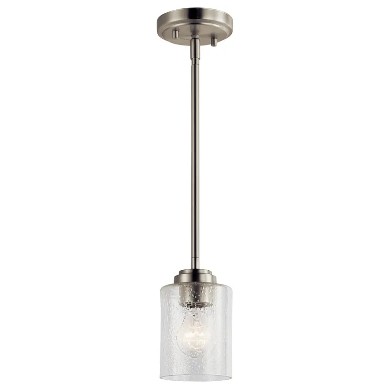 Kichler 44032NI Winslow Mini Pendant Light 75W (Each)