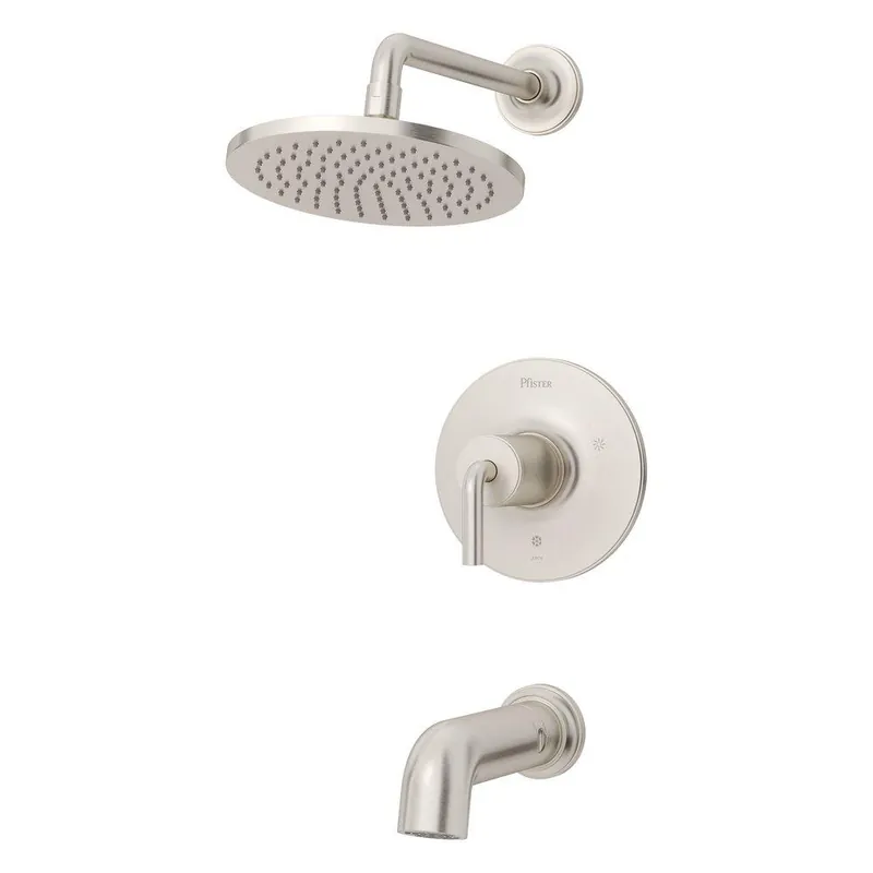 Pfister LG89-8TNTK Tenet One Handle Single Function Bathtub & Shower Faucet in Brushed Nickel (Trim Only)