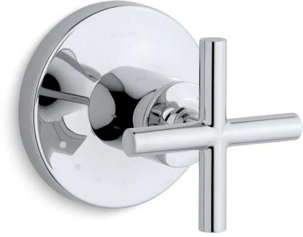 KOHLER T14490-3-CP Purist Single Handle Volume Control Valve Trim in Polished Chrome