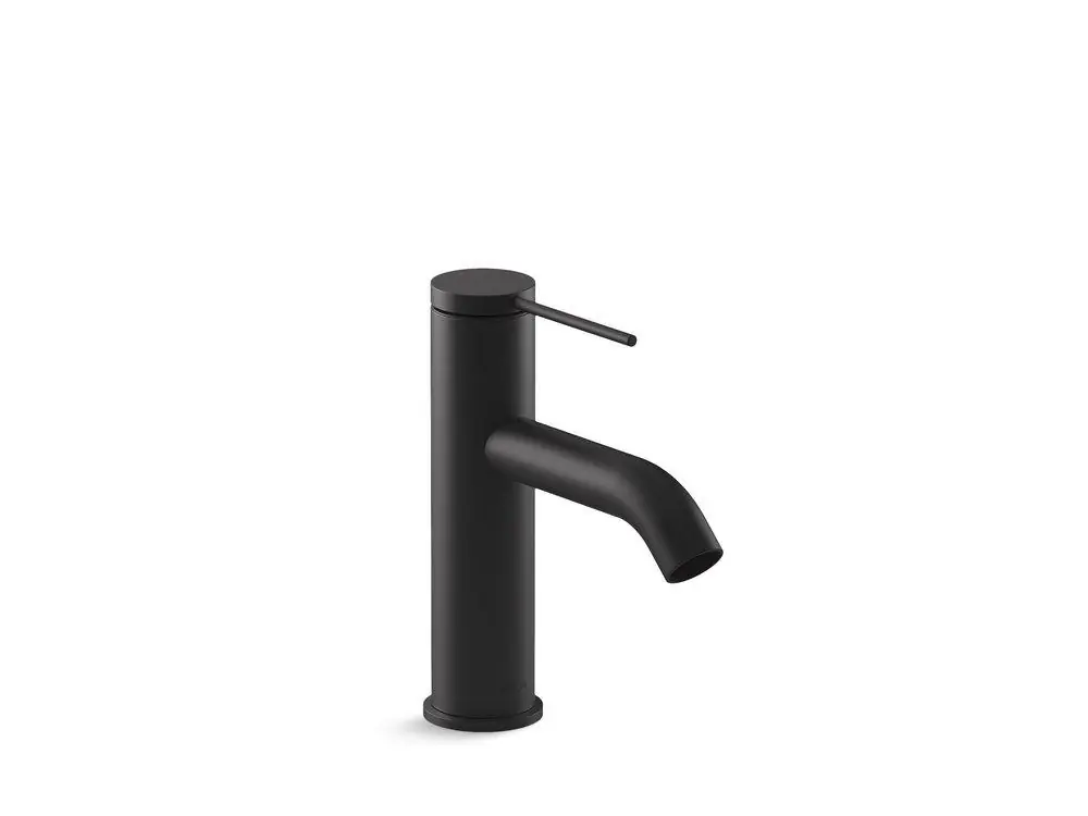 Kohler 77958-4A-BL Components Single Handle Monoblock Bathroom Sink Faucet in Matte Black