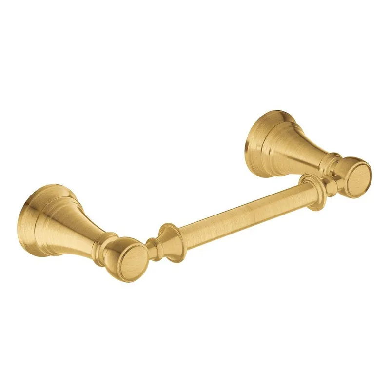 Moen YB8408BG Weymouth Wall Mount Toilet Tissue Holder in Brushed Gold