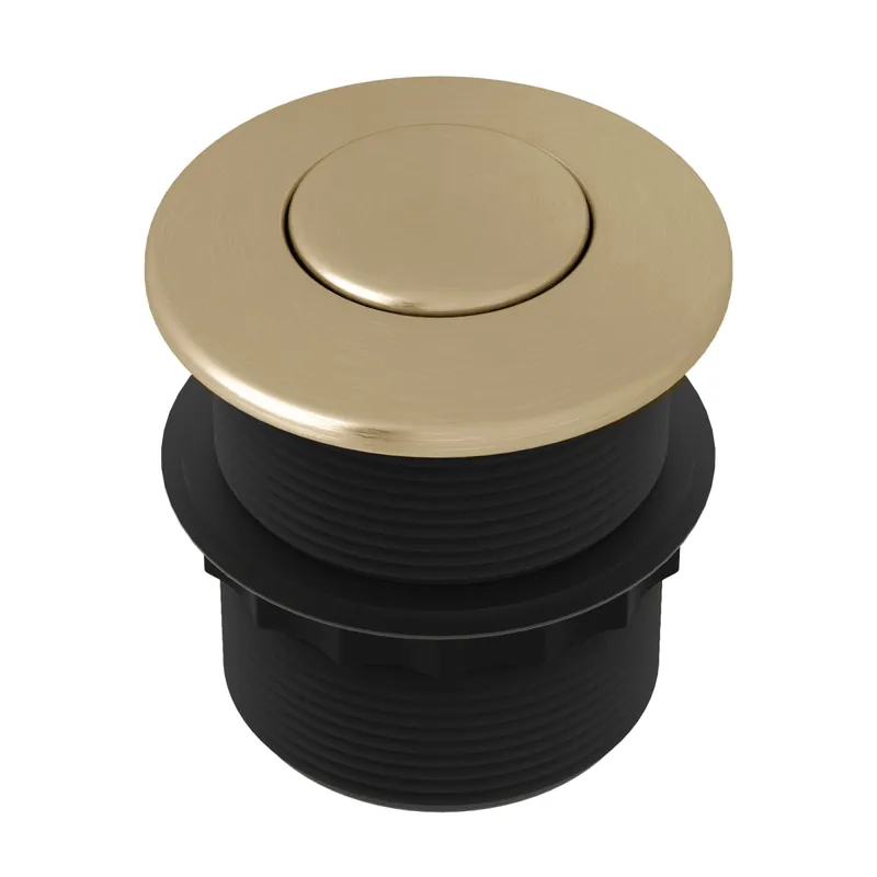 Rohl AS425AG Waste Disposal Air Switch Button in Antique Gold