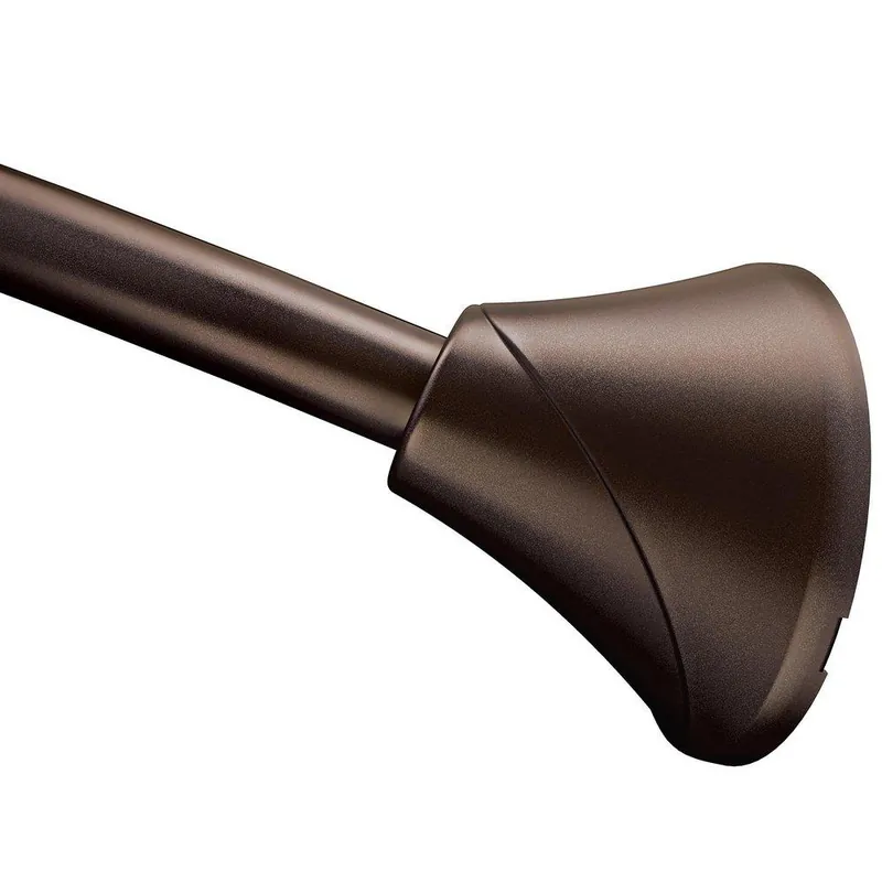Moen CSR2172OWB Iso 60 in. Adjustable Tension Curved Shower Rod in Old World Bronze