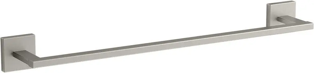 Kohler 23284-BN Square 18 In. Towel Bar In Vibrant Brushed Nickel