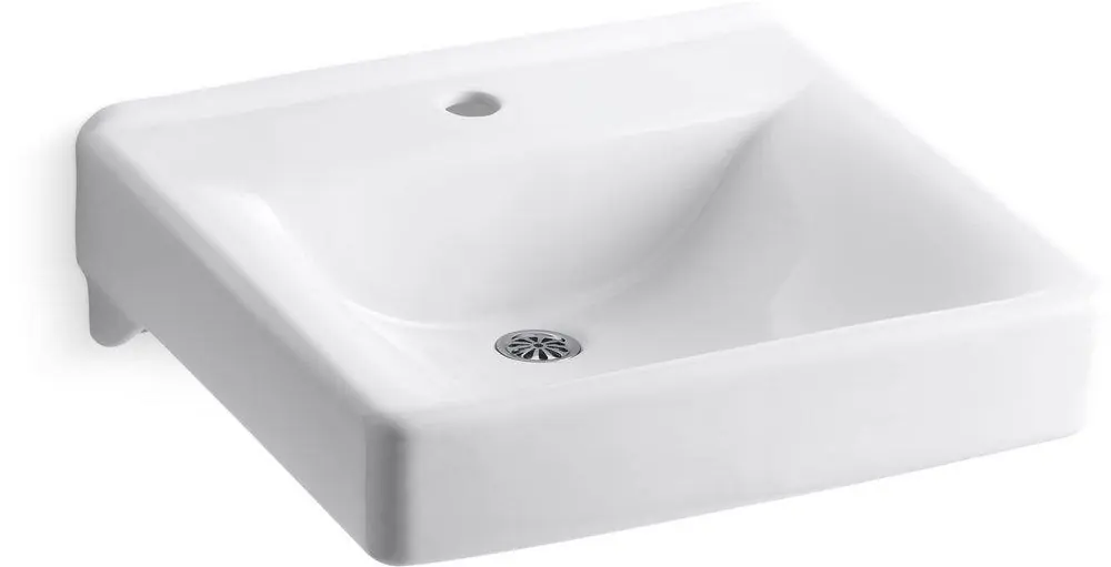 Kohler 2084-N-0 Soho 20 x 18 in. Rectangular Wall Mount Bathroom Sink