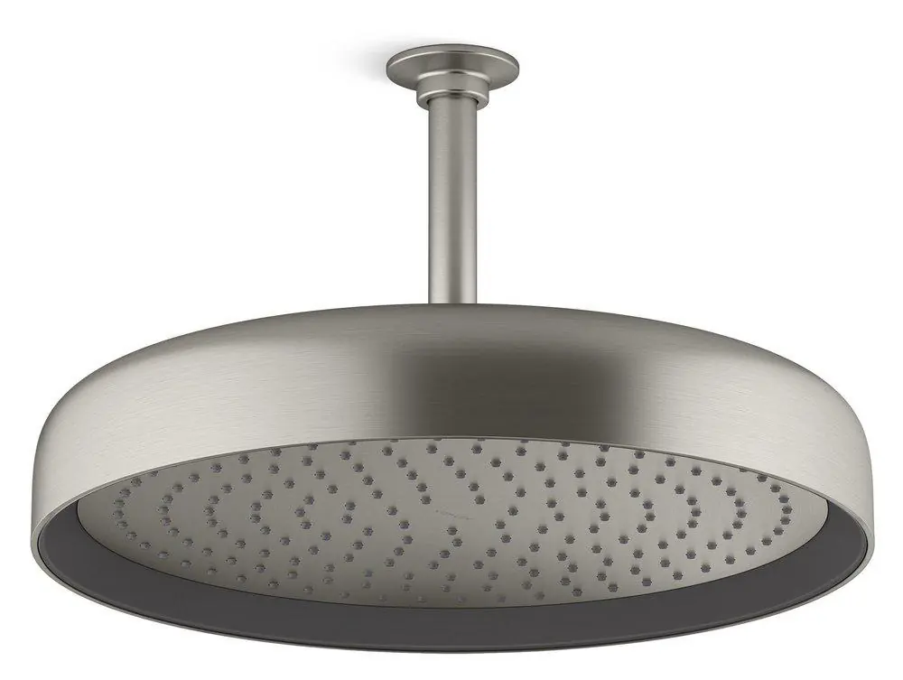 KOHLER 26292-BN Statement Single Function Showerhead in Vibrant Brushed Nickel