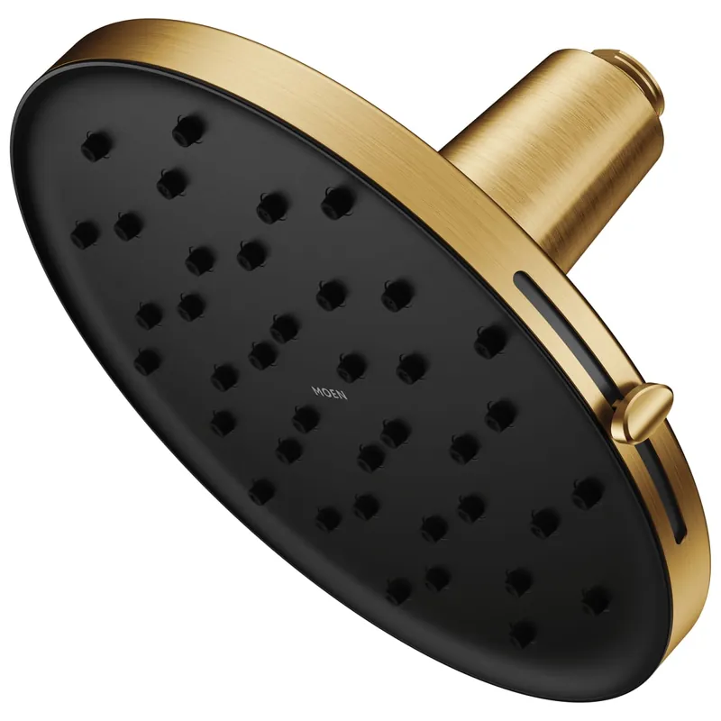 Moen 220R3BG Verso Brushed Gold Adjustable 9 Diameter Spray Head Rainshower