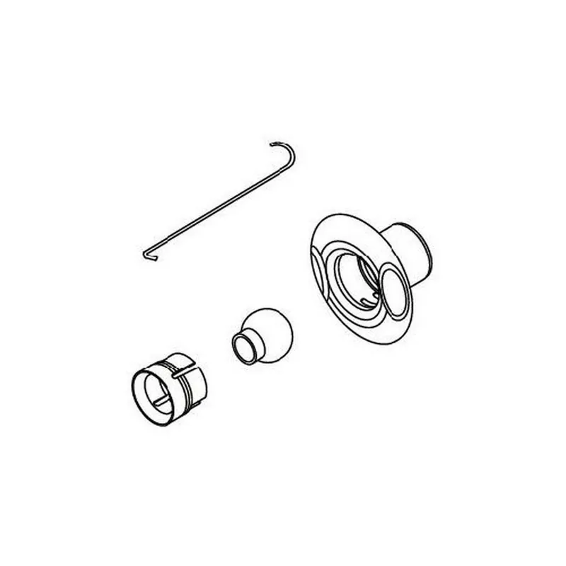 Kohler 1015255-0 Jet Trim Kit in White