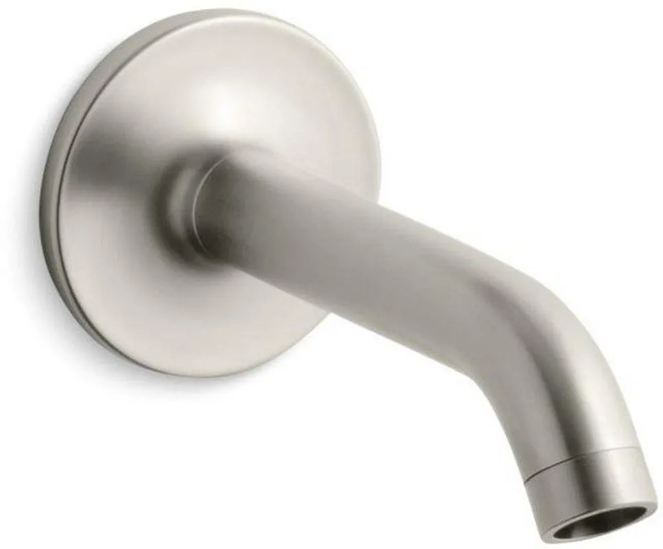 Kohler 14426-BN Purist Non-Diverter Tub Spout in Vibrant Brushed Nickel