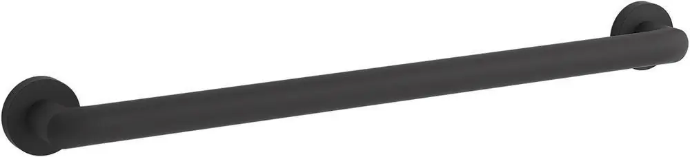 KOHLER 24552-BL Kumin 24 in. Towel Bar in Matte Black