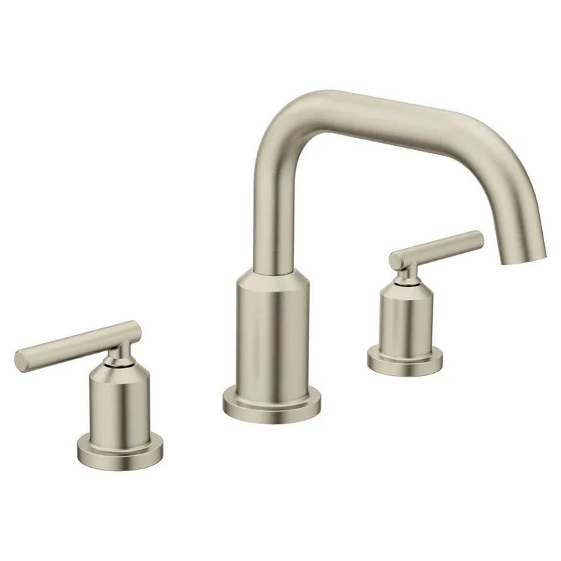 Moen T961BN Gibson Two Handle Roman Tub Faucet in Brushed Nickel (Trim Only)