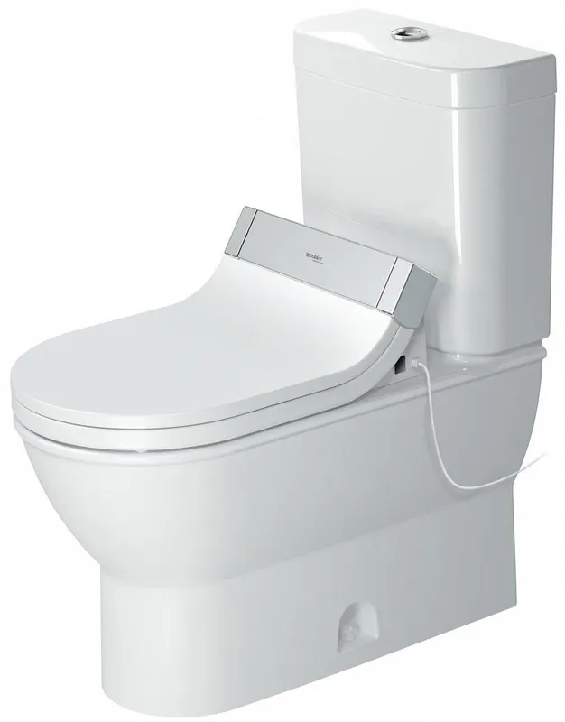 Duravit D2101800 Darling New 1.28 gpf Elongated Two Piece Toilet in White