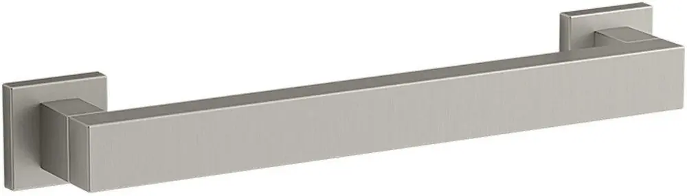 Kohler 23293-BN Square 12 in. Grab Bar in Vibrant Brushed Nickel
