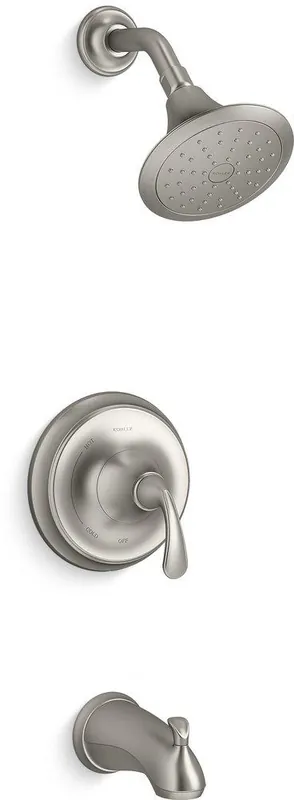 Kohler TS10274-4G-BN Forte One Handle Single Function Bathtub & Shower Faucet (Trim Only)