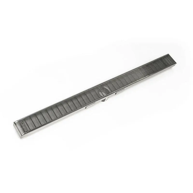 Infinity Drain SAS6548SS S-AS 65 Series 48 in. Linear Drain Compression Kit Satin Stainless Steel
