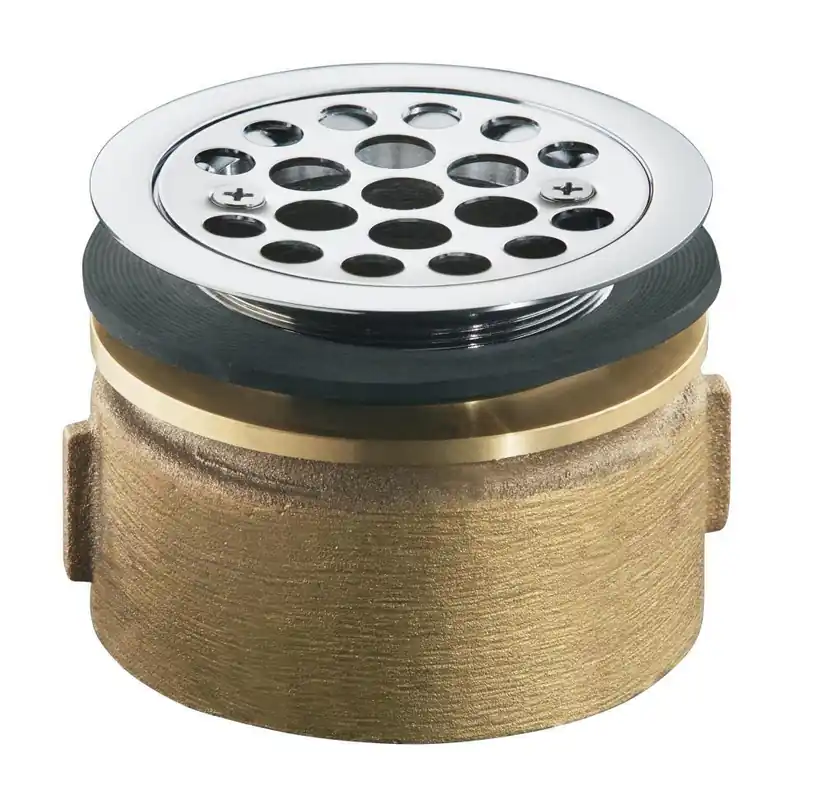 Kohler 9142-CP Service Sink Strainer Tapped for 2 in. NPT Polished Chrome