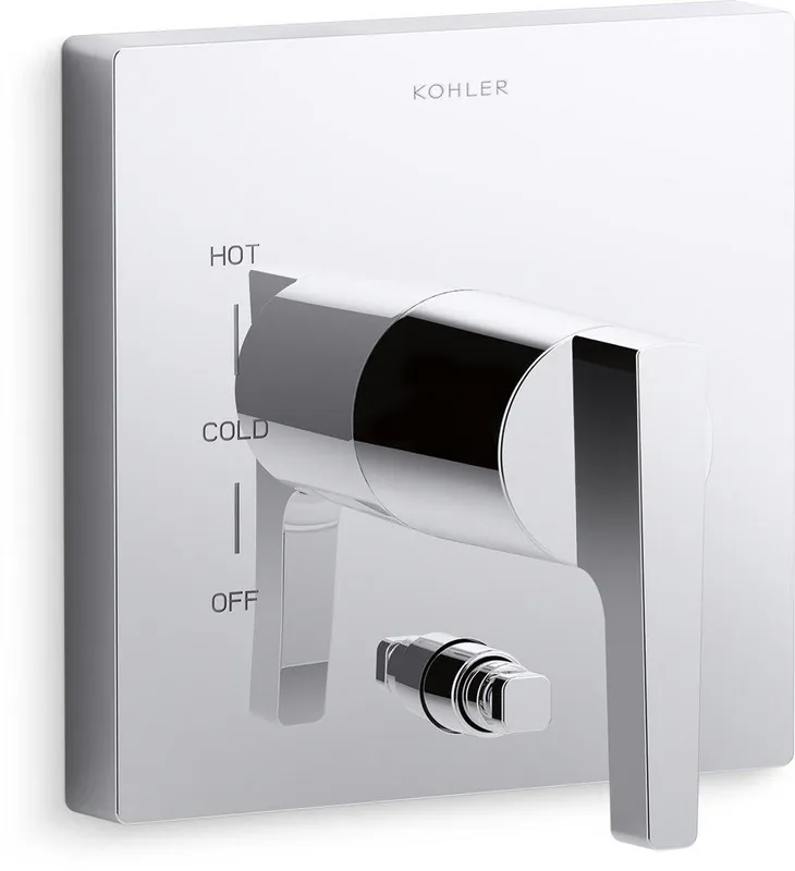 Kohler T99762-4-CP Honesty Single Handle Pressure Balancing Valve Trim in Polished Chrome