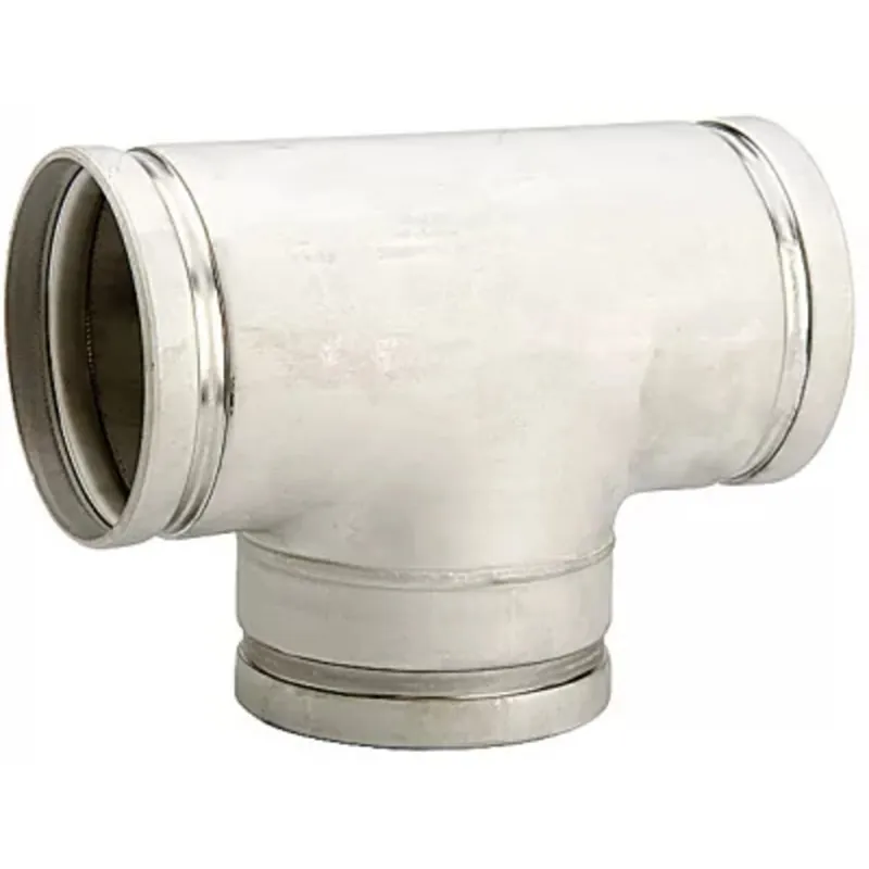 Gruvlok GVLF-A7060SS-250-304 2-1/2 Tee - 304 Stainless Steel - GR x GR x GR