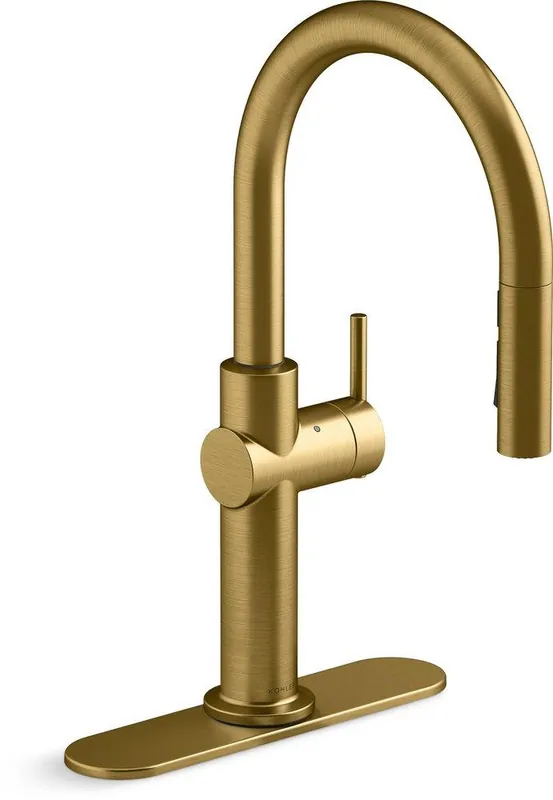 Kohler 22974-2MB Crue Single Handle Pull Down Touchless Kitchen Faucet