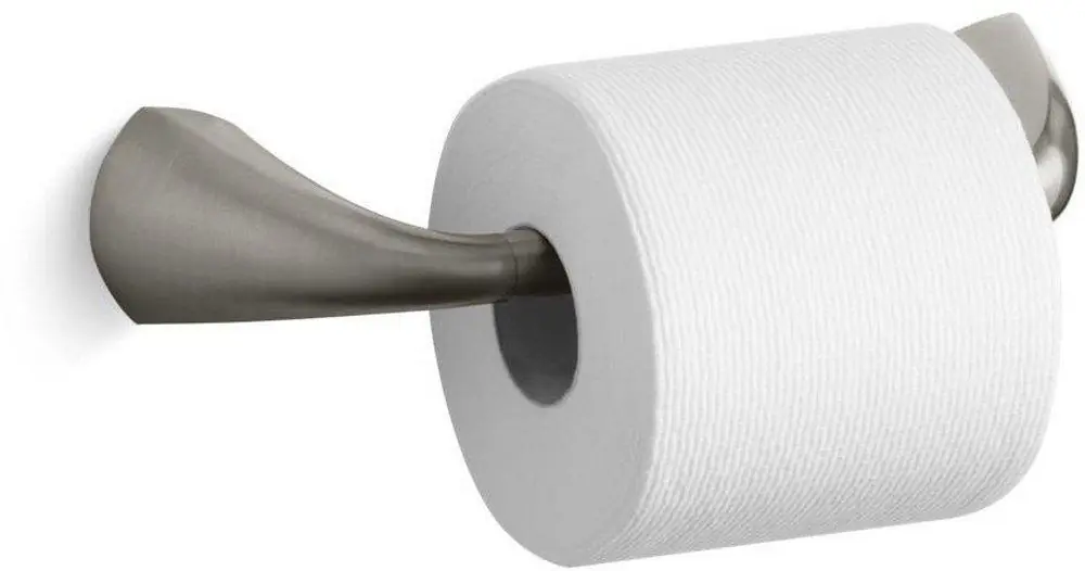KOHLER 37054-BN Alteo Wall Mount Toilet Tissue Holder in Vibrant Brushed Nickel