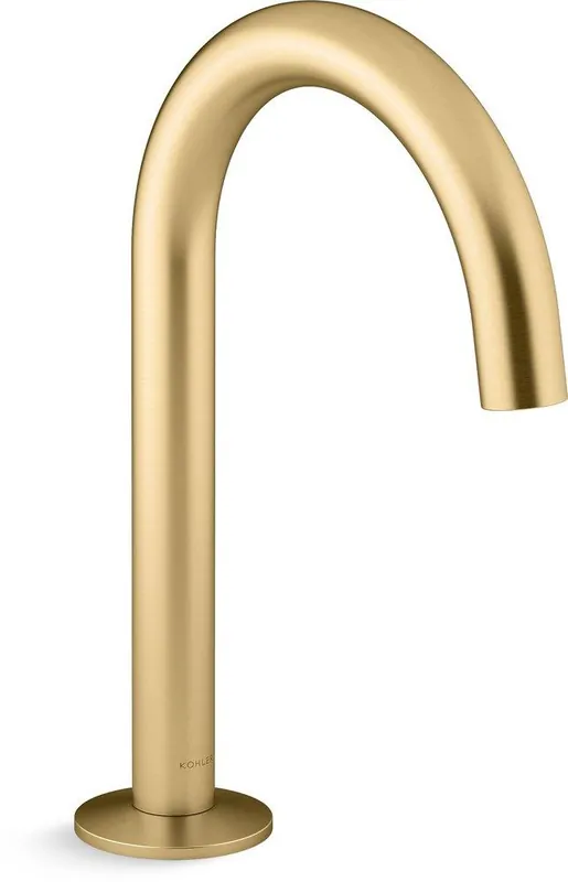 Kohler 77967-2MB Components Widespread Bathroom Sink Faucet in Vibrant Brushed Moderne Brass
