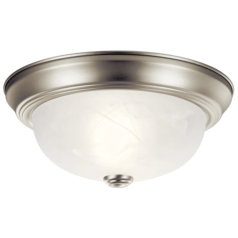 Kichler 8108NI Flush Mount Light 2 Light 60 Watt