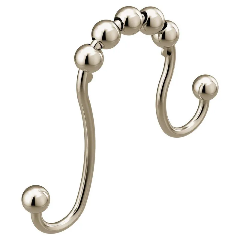 Moen SR2201NL Shower Curtain Ring in Polished Nickel (12-Pack) Replacement MPN