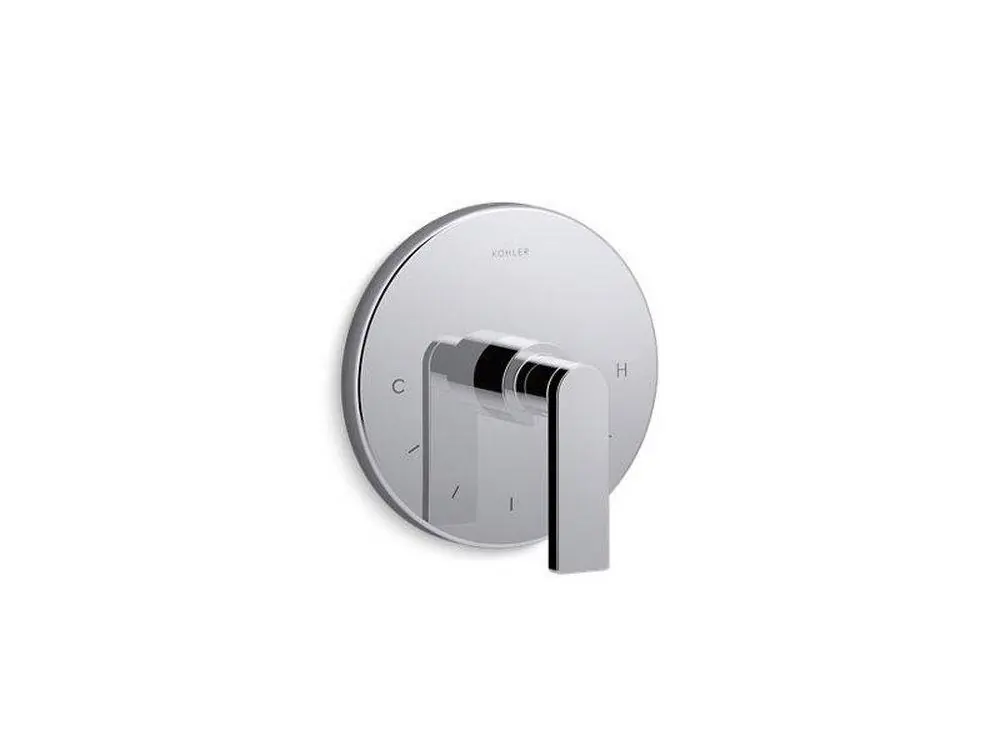 Kohler T73133-4-CP Composed Single Handle Thermostatic Valve Trim in Polished Chrome