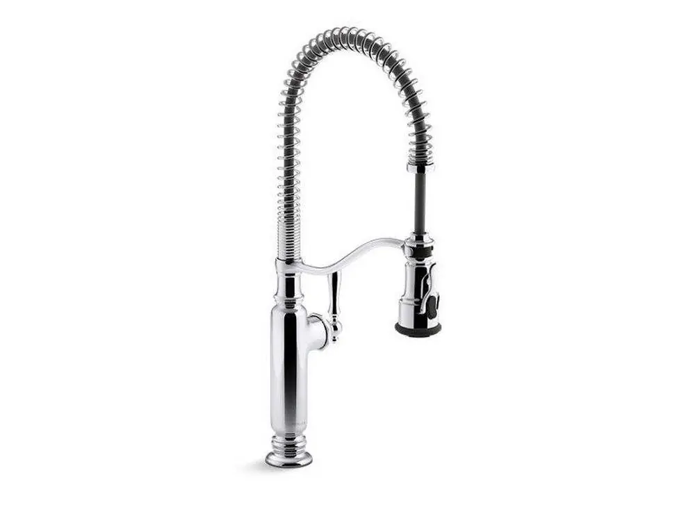 KOHLER 77515-CP Tournant Single Handle Pull Down Kitchen Faucet in Polished Chrome