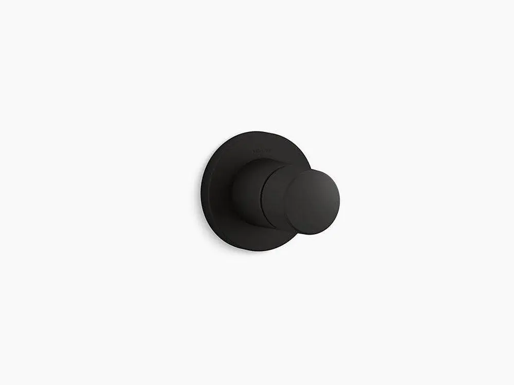 KOHLER T78026-8-BL Components Single Handle Diverter Valve Trim in Matte Black