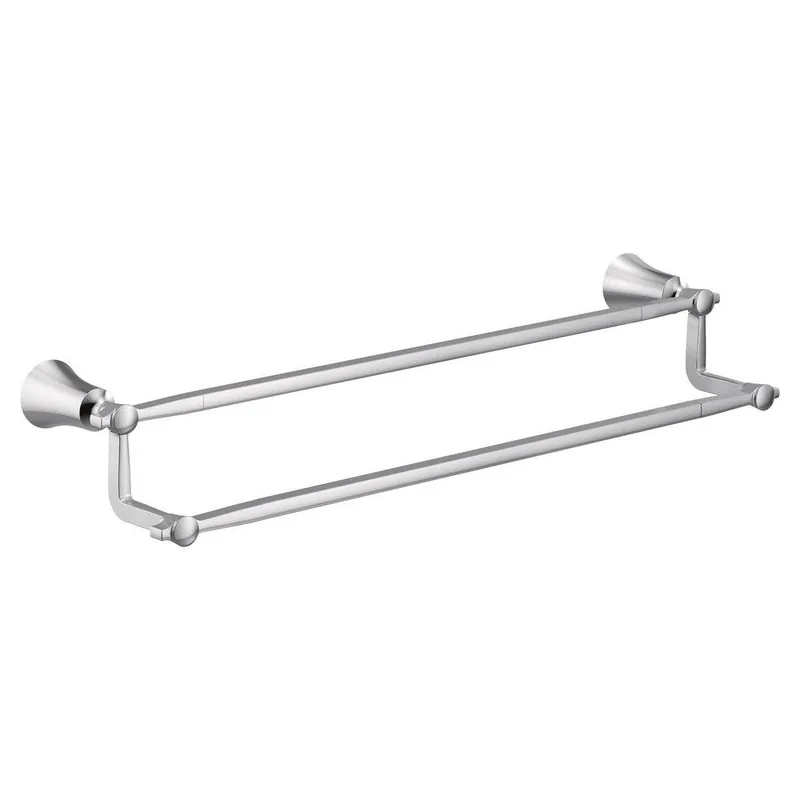 Moen YB0322CH Flara 24 in. Towel Bar in Chrome